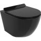 Hamberger Nyx Slim WC daska, crni duroplast
