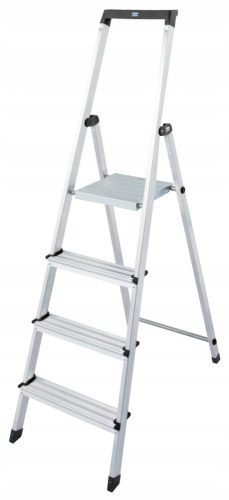 Krause ljestve 2,85 m aluminijske 1 x 4 do 150 kg