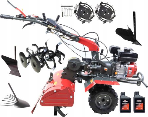 Holida WM1000N-6 glebogryzarka, traktor 7KS, set GIGANT