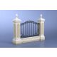 Ogradni panel - 2× Stylbet stupovi za ogradu 40 x 250 cm beton