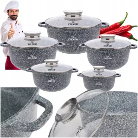 Zilner Premium set aluminijskih lonaca, 10 kom.
