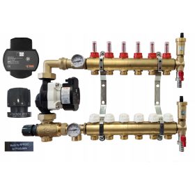   Krakterm razdjelnik 7 krugova s Pumpnom grupom za podno grijanje AMG elektroničkom pumpom