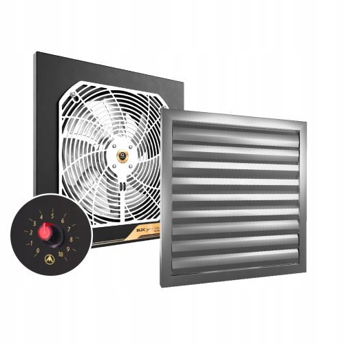 Dospel aksijalni ventilator EKSTRAKCIJSKI VENTILATOR VRLO TIHI + SLIJEPI 300 mm