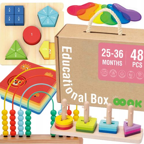 Montessori Edukativna Kutija Tooky Toy 6u1 48kom