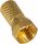  F UTIKAČ ZA CU GOLD FKA VAYOX KOAKSIJALNI ANTENSKI KABEL 6,8 mm - 10 KOM.