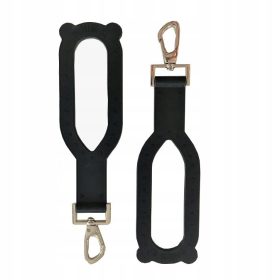 La Millou Elegancija Crno-Zlatne Kuke za Torbu na Kolica