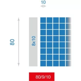   MREŽICA ZA ŠUMSKU OGRADU 80/9/10 L 50MB + spajalice KVADRATNA MREŽICA