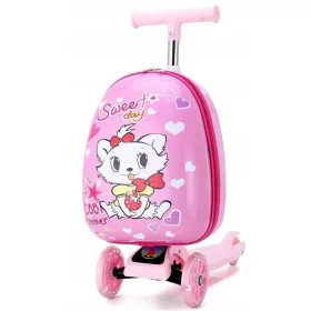  CAT KITTEN SKUTER LED DJEČJI KOVČEK PRTLJAGA