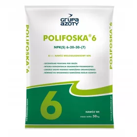   Polifoska 6 sa silikonom, univerzalno gnojivo za različite vrste biljaka, 25 kg