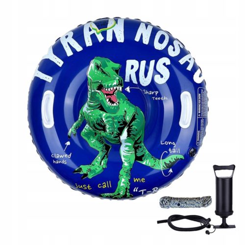 Snježna tuba na napuhavanje za djecu i odrasle plave boje s užetom za napuhavanje