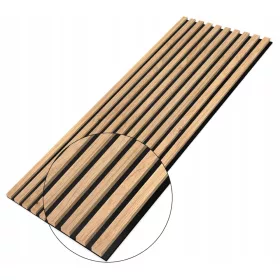   LAMELE NA FILCU, Dekorativni Paneli na PLOČI 10, Zanatski Hrast 275cm x 46cm