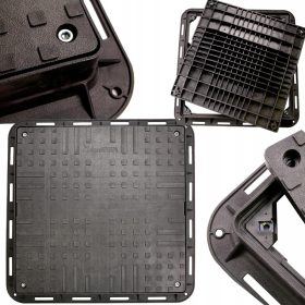 Vrtni poklopac polipropileni za bunar sa poklopcem 70 cm