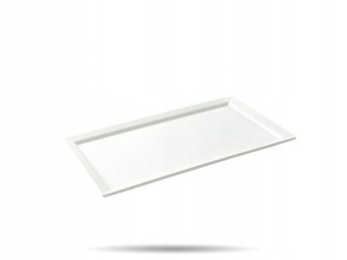  Melaminski pladanj Szron GN 1 1 bijeli 53x32,5 cm