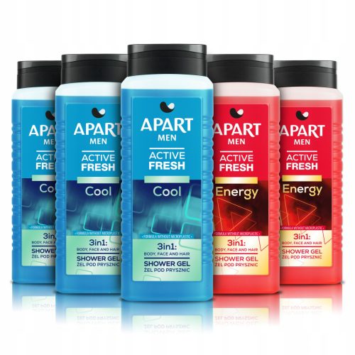 Mix Active Apart Muški Gel za Tuširanje 3u1 5x500ml