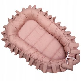    EDISA - Dječja čahura, gnijezdo s volanima, 90x50 pamuk + madrac