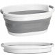 Home Gadget ovalna posuda, 25 l, bijela, nijanse sive