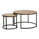 Stol za kavu Signal Okrugli stolovi 80 x 80 x 48cm prirodni hrast