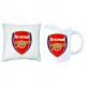  Arsenal FC London jastuk + set šalica + NAME poklon za nogometnog navijača