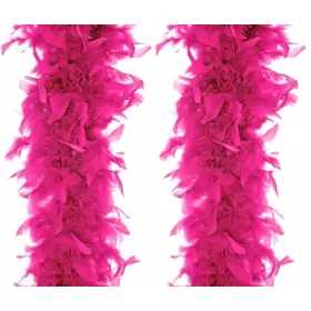  PartyDeco boa marama BOA-006 180 cm ružičasta