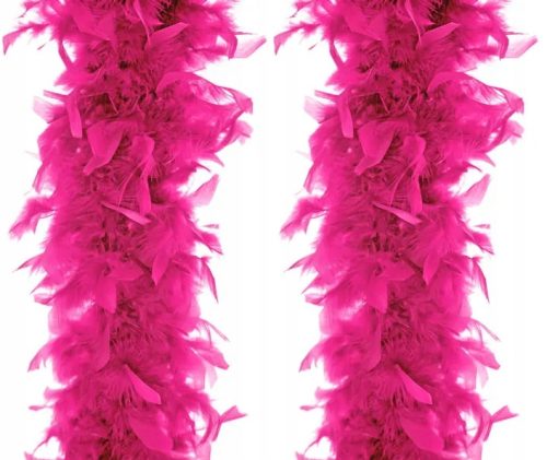  PartyDeco boa marama BOA-006 180 cm ružičasta