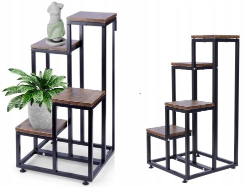 Vrhunski stalak za cvijeće visok 69 cm - metalni