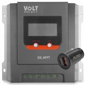    Volt Polska SOL MPPT 20 A solarni regulator + FUMO 3000 mA USB auto punjač