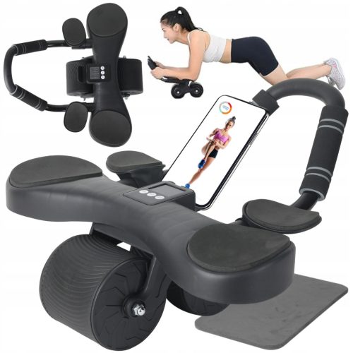  FIT PRO MAX LCD ROLLER ZA TRENING TRBUŠNIH MIŠIĆA + držač za pametni telefon