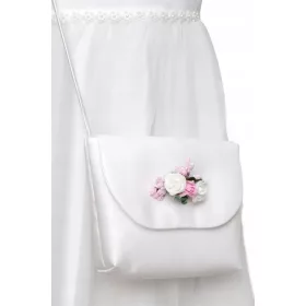   Satenska Torbica za Prvu Pričest Preko Ramena, Elegantna Torebka za Svečane Prigode, TB114