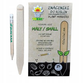  Mali drveni vrtni marker za biljke, sadnice 25 kom - TORAF