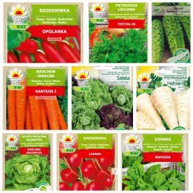 Set za početnike vrtlarstva - 9 pakiranja na traci