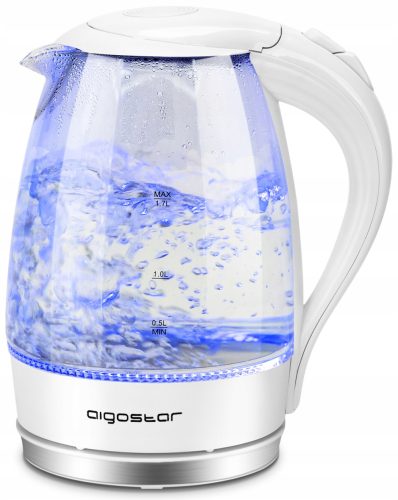  Aigostar EVE 30 GON 2200 W kuhalo za vodu, 1,7 l, bijelo