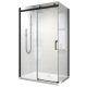 Durasan ARIA tuš kabina 120x80 NP BLACK klizna vrata 120 x 80 cm