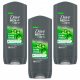 Dove Men+ Care Extra Fresh Muški Gel za Tuširanje 3u1 400ml SET x3