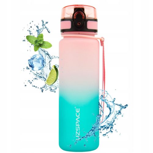  MOTIVACIONA TRITAN BOCA ZA VODU 500 ml BOCA sa satima roza i tirkizna