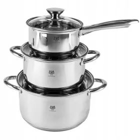 Karl Hausmann GROSS set lonaca, nehrđajući čelik, 6 kom.