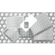 Perforirani čelični lim debljine 3 mm 1000x1000