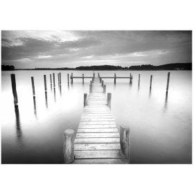   Foto tapeta most u magli pristanište jezera 368 x 254 2655V8