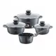Zilner Premium set aluminijskih lonaca, 7 kom.