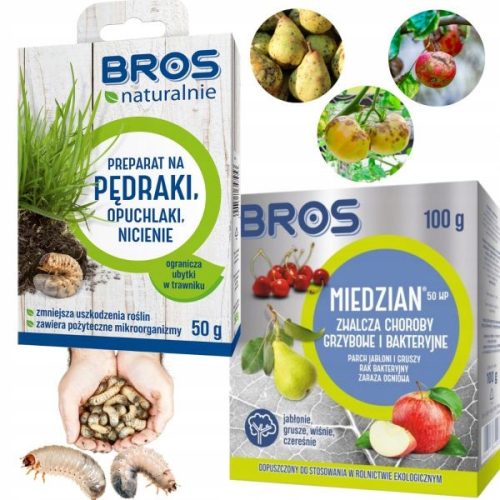 Bros Miedzian 50 WP fungicid 100 g + Bros 1992 preparat ličinke 50 g