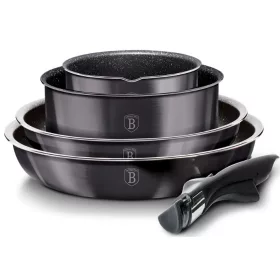   Berlinger Haus Carbon Pro set posuda, nehrđajući čelik, 9 kom.
