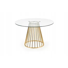  Halmar Liverpool okrugli stol 120 x 120 x 75 cm zlatni