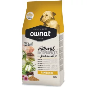    Ownat Classic Lamb Rice suha hrana za pse 12kg Bogata svježom janjetinom