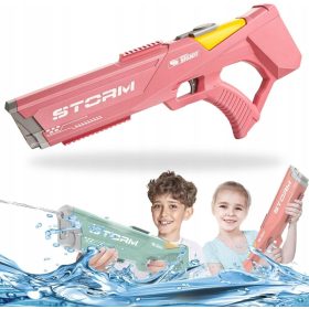 ELEKTRIČNI AUTOMATSKI PIŠTOLJ NA VODU ZA DJECU STORM, roza