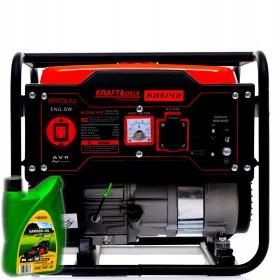    Kraft&Dele prijenosni monofazni generator 1700 W benzin + Kraft&Dele RST rukavice veličina 10 - XL 1 par