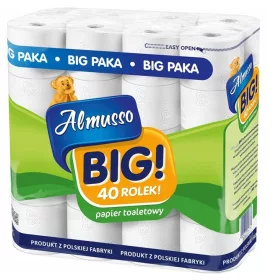 Almusso higijenski papir bez mirisa 40 rola