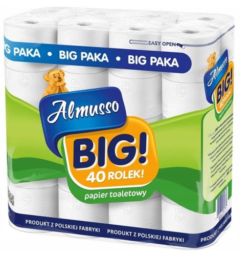 Almusso higijenski papir bez mirisa 40 rola