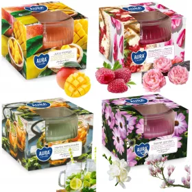   Aura biljna limunada parafinska mirisna svijeća 1 kom + 5 ostalih proizvoda