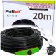 profiHOT grijaći kabel s termostatom 20 metara 320 W