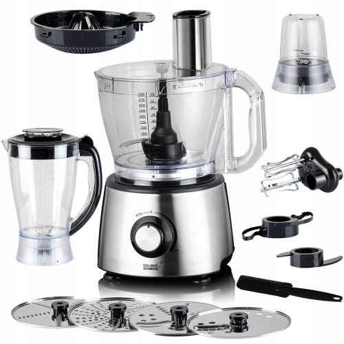 Optimized name: Koliber HOME&COOK MULTIMAX X-1400-W kuhinjski procesor srebrne boje

Optimized description: Otkrijte moć i funkcionalnost vrhunskog robota kuhinjskog procesora Koliber HOME&COOK MULTIM