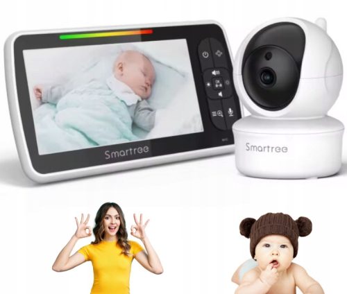 Elektronička dadilja s kamerom na żywo i noćnim načinom rada